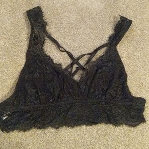 Black lace Bralette